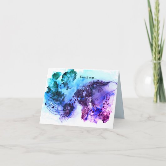 Hartelijk dank voor uw liefde en supportopkaart kaart (Voorkant)