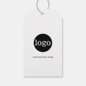 Hartelijk dank voor uw Logo Label Hang Label Cadeaulabel (Achterkant)