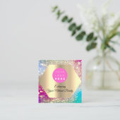 Hartelijk dank voor uw Logo voor de aanschafprijs Vierkante Visitekaartje (Staand voorkant)