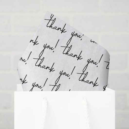 Hartelijk dank voor uw minimalistische professione tissuepapier (Cadeauzakje)