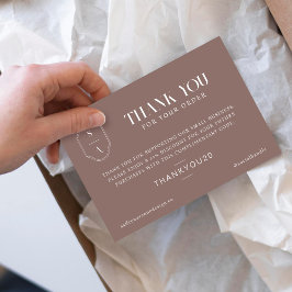 Hartelijk dank voor uw minimumaantal aangepaste be bedankkaart