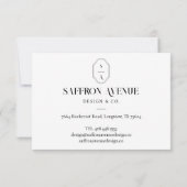 Hartelijk dank voor uw minimumaantal aangepaste be bedankkaart (Achterkant)