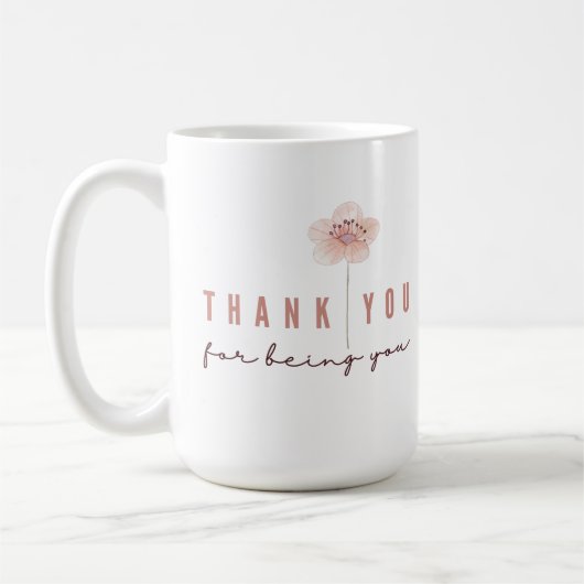 Hartelijk dank voor uw Mok (Links)