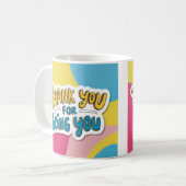 Hartelijk dank voor uw Mok (Voorkant links)