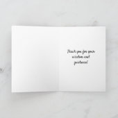 Hartelijk dank voor uw natuurkundige leraar bedankkaart (Binnen)