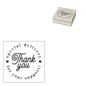 Hartelijk dank voor uw ondersteuningsstempel rubberstempel (Gestempeld)