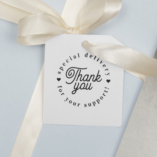 Hartelijk dank voor uw ondersteuningsstempel rubberstempel