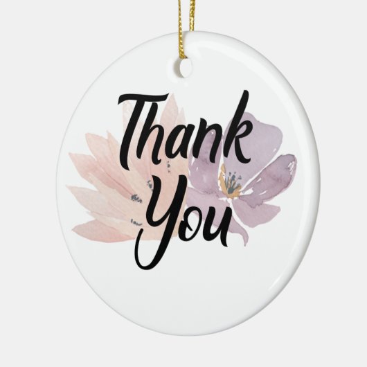 Hartelijk dank voor uw ontwerp keramisch ornament (Links)