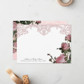 Hartelijk dank voor uw opmerking Flatte Kaarten - Notitiekaartje (Voorkant / Achterkant in situ)