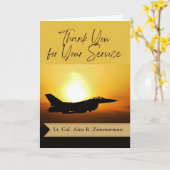 Hartelijk dank voor uw piloot van de Service Air F Kaart (Gele Bloem)