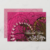 Hartelijk dank voor uw rasterbes briefkaart (Voorkant / Achterkant)