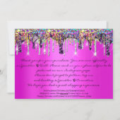 Hartelijk dank voor uw roze koopje feestdagenkaart (Achterkant)