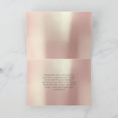 Hartelijk dank voor uw roze roze roodbruin bedankkaart (Binnen)