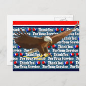 Hartelijk dank voor uw service briefkaart (Voorkant / Achterkant)