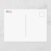 Hartelijk dank voor uw service briefkaart (Achterkant)