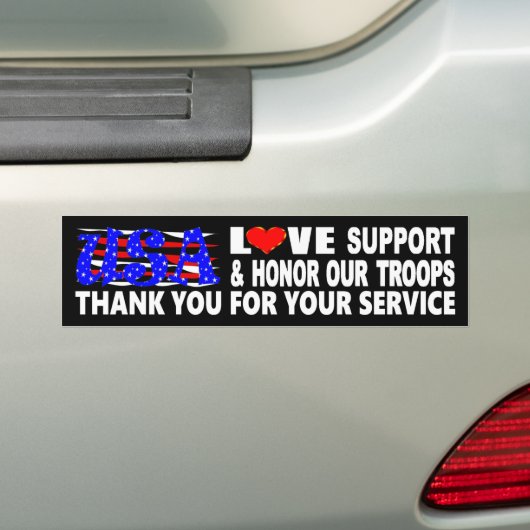 Hartelijk dank voor uw service bumpersticker (Op auto)