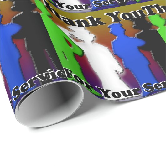 Hartelijk dank voor uw service cadeaupapier (Rol Hoek)