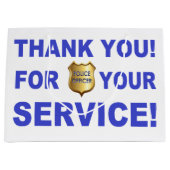 Hartelijk dank voor uw service groot cadeauzakje (Voorkant)