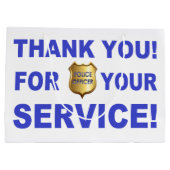 Hartelijk dank voor uw service groot cadeauzakje (Achterkant)