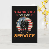 Hartelijk dank voor uw service kaart (Gele Bloem)