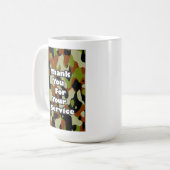 Hartelijk dank voor uw service koffiemok (Voorkant links)