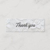 Hartelijk dank voor uw service mini visitekaartje (Voorkant)