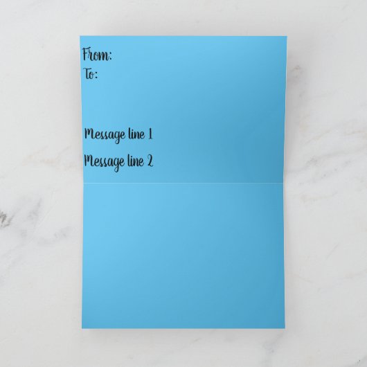 Hartelijk dank voor uw servicekaart bedankkaart (Binnen)