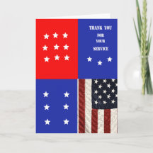 Hartelijk dank voor uw servicepatriotic
