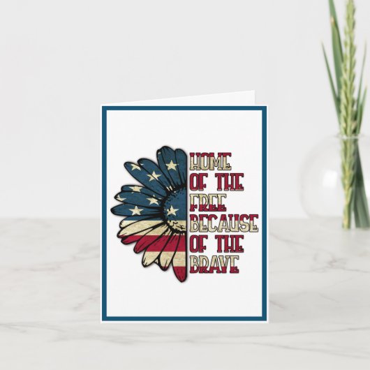 Hartelijk dank voor uw serviceveteraan bedankkaart (Voorkant)