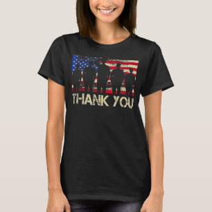 Hartelijk dank voor uw serviceveteraan Veteran van T-shirt