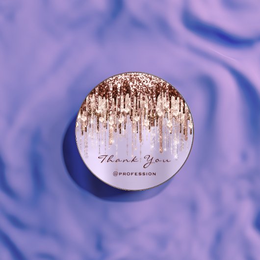 Hartelijk dank voor uw Small Business Drivers Roos Ronde Sticker