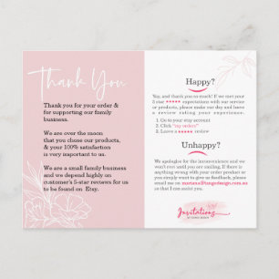 Hartelijk dank voor uw sociale mediakaart. Zakelij Briefkaart