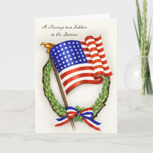 Hartelijk dank voor uw Soldaat Card Bedankkaart