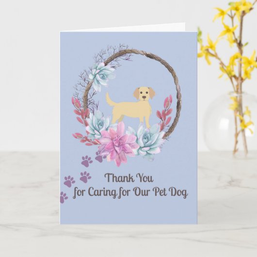 Hartelijk dank voor uw speciale pleitbezorger voor kaart (Gele Bloem)