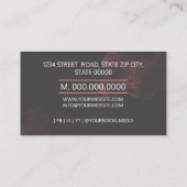 Hartelijk dank voor uw steun aan mijn bedrijf visitekaartje (Achterkant)