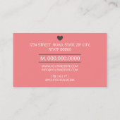 Hartelijk dank voor uw steun aan mijn bedrijf visitekaartje (Achterkant)