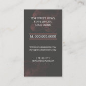 Hartelijk dank voor uw steun aan mijn bedrijf visitekaartje (Achterkant)