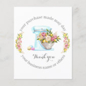 Hartelijk dank voor uw steun aan mijn kleine Visit (Voorkant)