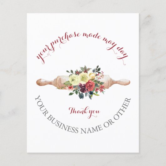 Hartelijk dank voor uw steun aan mijn kleine Visit (Voorkant)