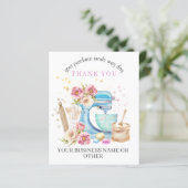 Hartelijk dank voor uw steun aan mijn kleine Visit (Staand voorkant)