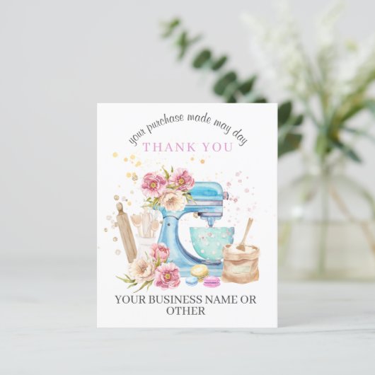 Hartelijk dank voor uw steun aan mijn kleine Visit (Staand voorkant)