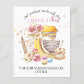 Hartelijk dank voor uw steun aan mijn kleine Visit (Voorkant)