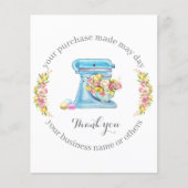 Hartelijk dank voor uw steun aan mijn kleine Visit (Voorkant)