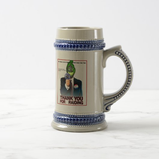 Hartelijk dank voor uw steun bierpul (Rechts)