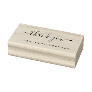 Hartelijk dank voor uw steun rubberstempel