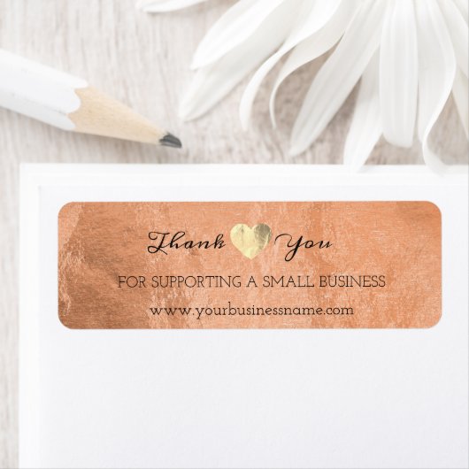 Hartelijk dank voor uw steun voor het MKB-hartengo Etiket (Insitu)