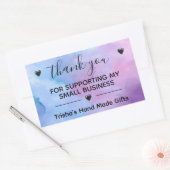 Hartelijk dank voor uw steun voor mijn label voor  (Envelop)