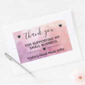 Hartelijk dank voor uw steun voor mijn label voor  (Envelop)