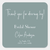 Hartelijk dank voor uw Sticker (Voorkant)