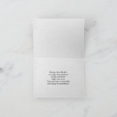 Hartelijk dank voor uw sympathie voor de bijbel bedankkaart (Binnen)